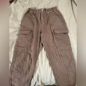 Brown cargo pants
